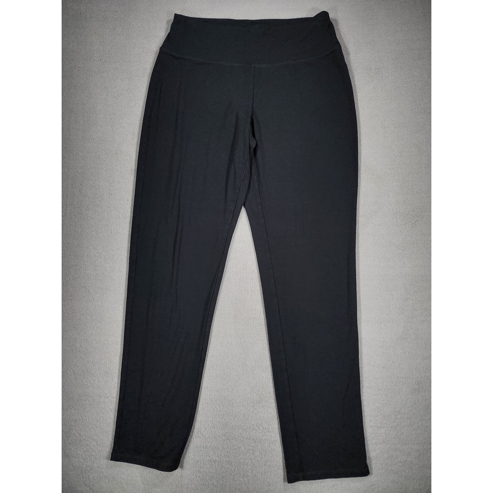 J Jill Wearever Collection Smooth Fit Slim Leg Pants Small Petite Black Casual